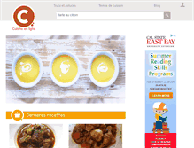 Tablet Screenshot of cuisinenligne.com